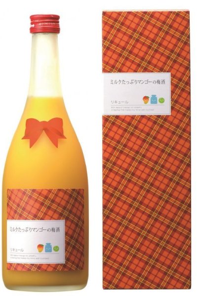 画像1: 【梅酒】 研醸 ミルクたっぷりマンゴーの梅酒 8度 720ml (1)