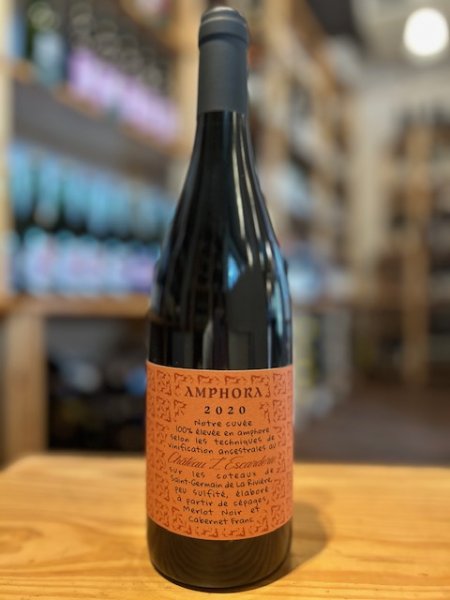 画像1: 【赤・フルボディ】 アンフォラ　ド　シャトー　レスカドリー　 Amphora de Château l'Escarderie　750ml/ フランス (1)