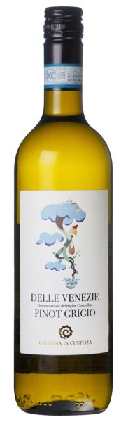 画像1: 【白・辛口】デッレ　ヴェネツィエ　ピノ　グリージョ　Delle Venezie Pinot Grigio　750ml/ イタリア (1)