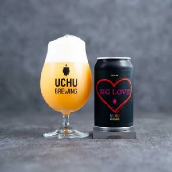 画像1: 【クラフトビール】うちゅうブルーイング　 BIG LOVE  350ml 缶（冷蔵） (1)