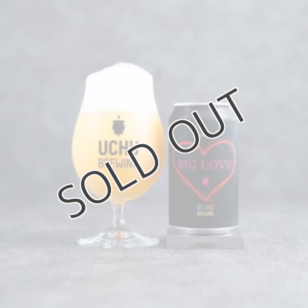 画像1: 【クラフトビール】うちゅうブルーイング　 BIG LOVE  350ml 缶（冷蔵） (1)