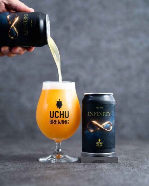 画像1: 【クラフトビール】うちゅうブルーイング 　INFINITY　 350ml 缶（冷蔵） (1)